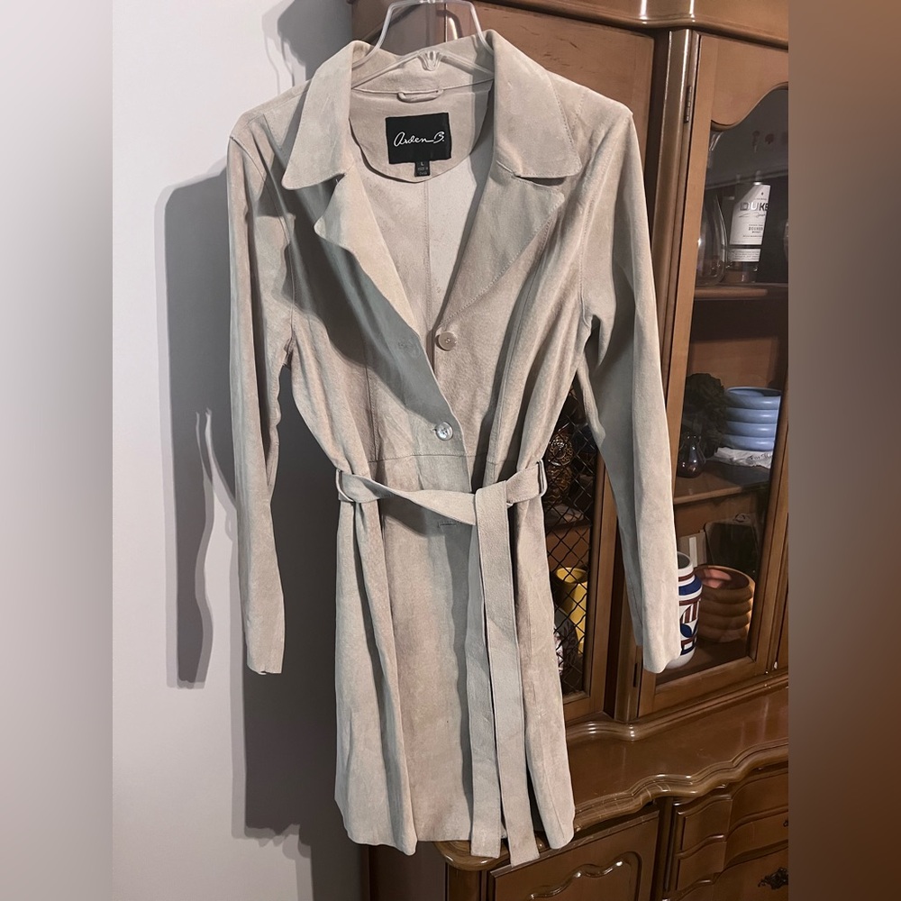 VINTAGE Arden B Light Beige Suede Jacket
